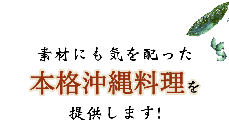 本格沖縄料理